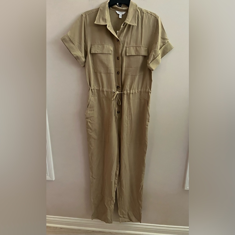 Banana Republic Factory Tan Utility Jumpsuit NWT